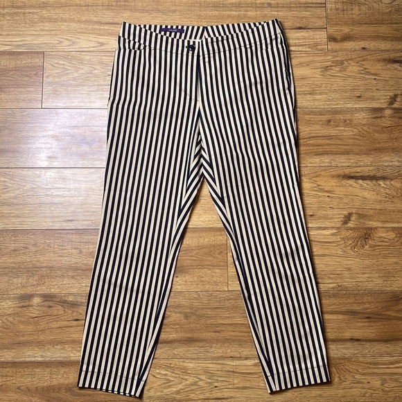 Laurèl Stripped Trouser Pants - Picture 1 of 11